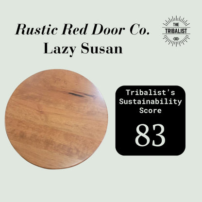 Rustic Red Door Co: Lazy Susan Wooden (16")