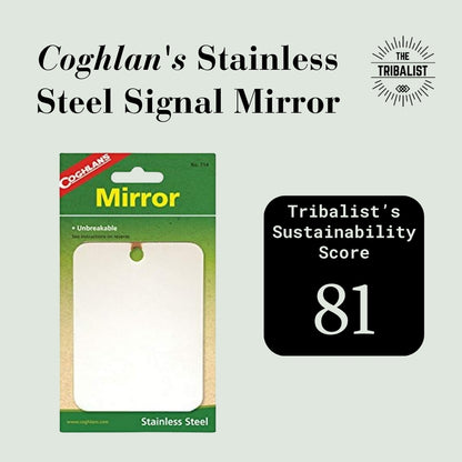 Coghlan's: Stainless Steel Signal Mirror (3 1/4" x 4 1/4")