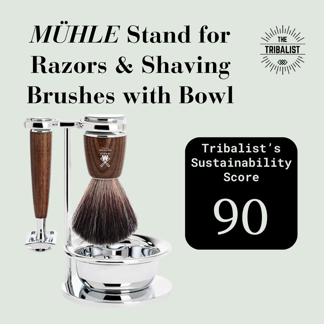 MÜHLE: Stand for Razors & Shaving Brushes with Bowl