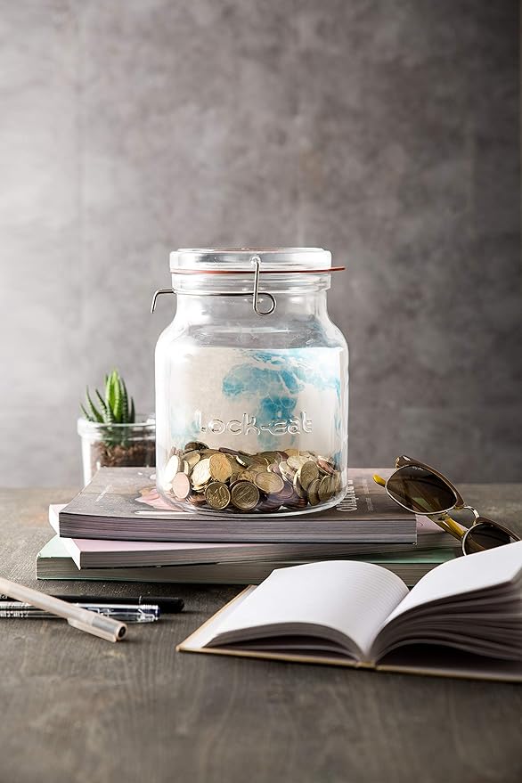 eco-friendly- 2 Liter Storage Glass Jar