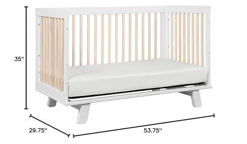 Babyletto: Hudson 3 - in - 1 Convertible Crib with Toddler Bed Conversion Kit | GREENGUARD GOLD Certified - The Tribalist