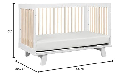 Babyletto: Hudson 3 - in - 1 Convertible Crib with Toddler Bed Conversion Kit | GREENGUARD GOLD Certified - The Tribalist