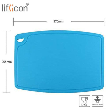 liflicon: 100% Food Grade Thick Silicone Cutting Board (12.6'' x 9.1'') - The Tribalist