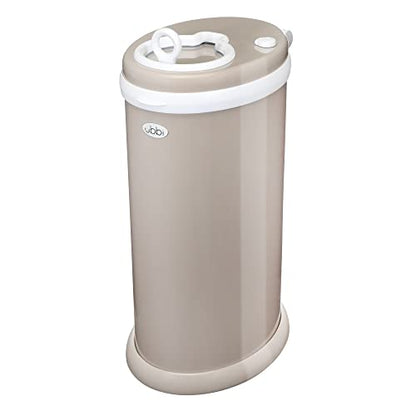 Ubbi Steel Diaper Pail, Odor Locking, No Special Bag Required, Award-Winning, Registry Must-Have, White - The Tribalist