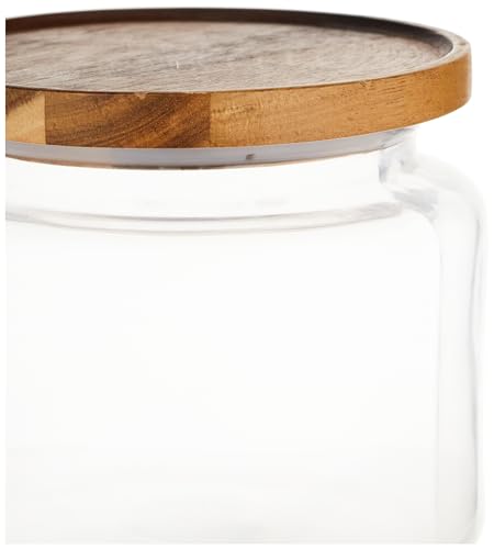 Anchor Hocking: Montana Jar with Acacia Wood Lid (64 Oz)