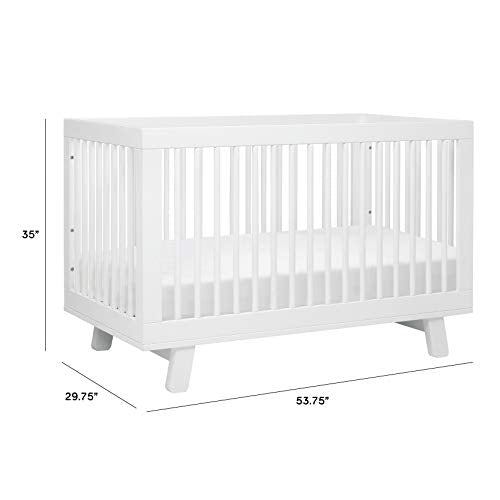 Babyletto: Hudson 3 - in - 1 Convertible Crib with Toddler Bed Conversion Kit | GREENGUARD GOLD Certified - The Tribalist