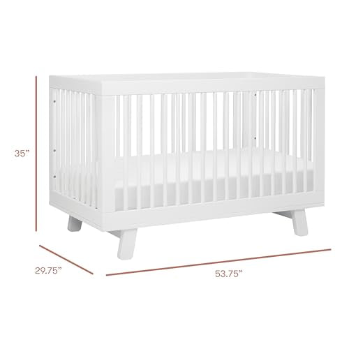 Babyletto: Hudson 3 - in - 1 Convertible Crib with Toddler Bed Conversion Kit | GREENGUARD GOLD Certified - The Tribalist