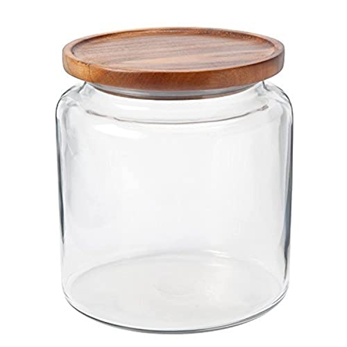 Anchor Hocking: Montana Jar with Acacia Wood Lid (96 Oz)