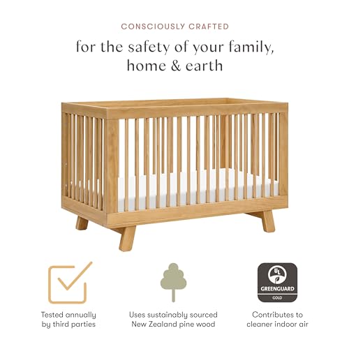 Babyletto: Hudson 3 - in - 1 Convertible Crib with Toddler Bed Conversion Kit | GREENGUARD GOLD Certified - The Tribalist