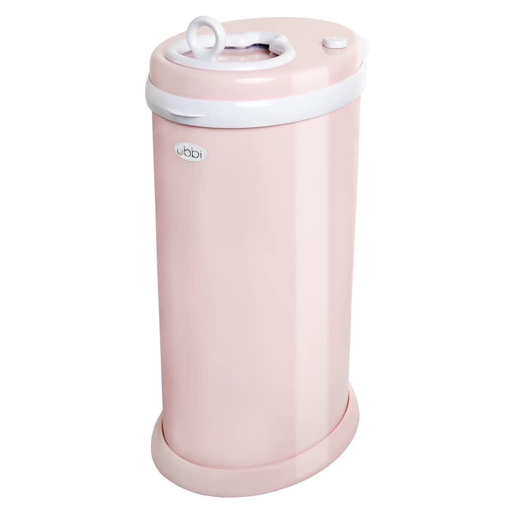 Ubbi Steel Diaper Pail, Odor Locking, No Special Bag Required, Award-Winning, Registry Must-Have, White - The Tribalist