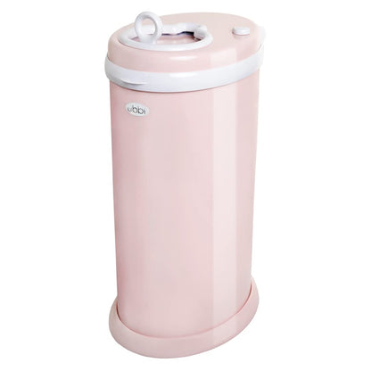 Ubbi Steel Diaper Pail, Odor Locking, No Special Bag Required, Award-Winning, Registry Must-Have, White - The Tribalist