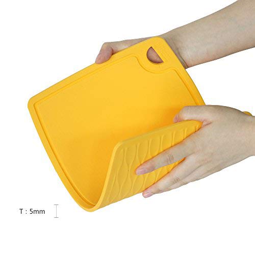 liflicon: 100% Food Grade Thick Silicone Cutting Board (12.6'' x 9.1'') - The Tribalist