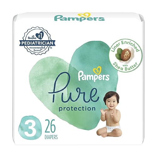 Pampers Pure Protection Diapers - Size 1, 198 Count, Hypoallergenic Premium Disposable Baby Diapers - The Tribalist