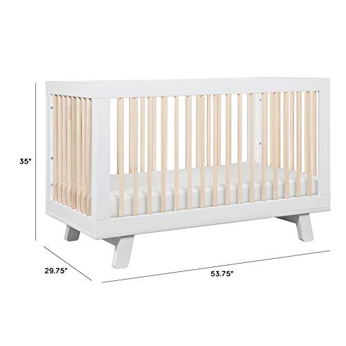 Babyletto: Hudson 3 - in - 1 Convertible Crib with Toddler Bed Conversion Kit | GREENGUARD GOLD Certified - The Tribalist