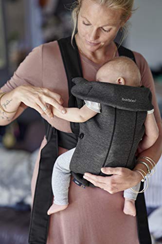 BabyBjörn Baby Carrier Mini, Cotton, Black - The Tribalist