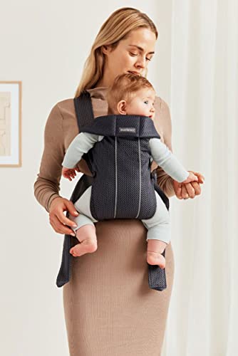 BabyBjörn Baby Carrier Mini, Cotton, Black - The Tribalist