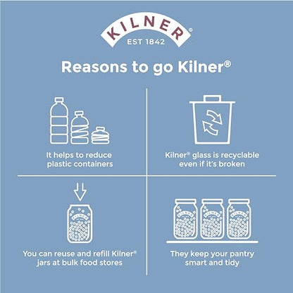 Kilner: Spaghetti Jar (74.5 Ounces, 2.2 Liters)