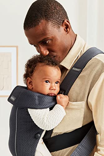 BabyBjörn Baby Carrier Mini, Cotton, Black - The Tribalist