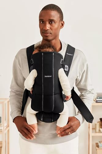 BabyBjörn Baby Carrier Mini, Cotton, Black - The Tribalist