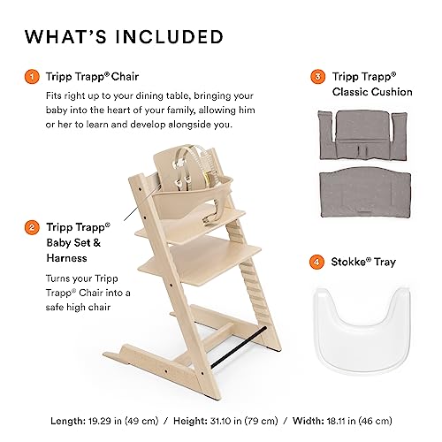 The Tribalist - Tripp Trapp Chair from Stokke - Adjustable, Convertible Chair for Toddlers, Children & Adults