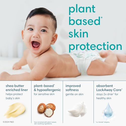 Pampers Pure Protection Diapers - Size 1, 198 Count, Hypoallergenic Premium Disposable Baby Diapers - The Tribalist