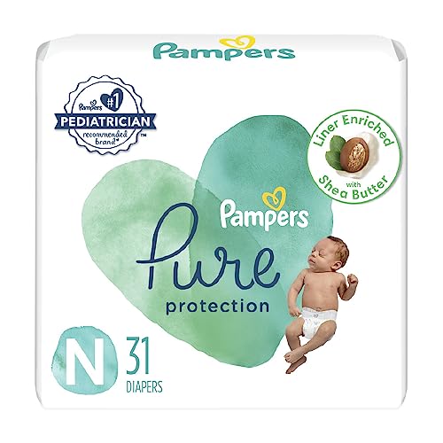 Pampers Pure Protection Diapers - Size 1, 198 Count, Hypoallergenic Premium Disposable Baby Diapers - The Tribalist