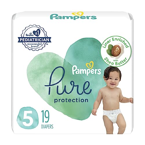 Pampers Pure Protection Diapers - Size 1, 198 Count, Hypoallergenic Premium Disposable Baby Diapers - The Tribalist