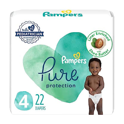 Pampers Pure Protection Diapers - Size 1, 198 Count, Hypoallergenic Premium Disposable Baby Diapers - The Tribalist