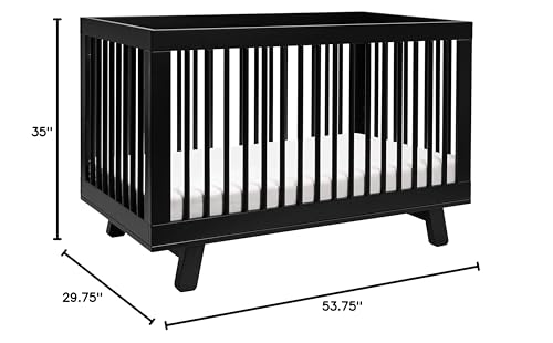 Babyletto: Hudson 3 - in - 1 Convertible Crib with Toddler Bed Conversion Kit | GREENGUARD GOLD Certified - The Tribalist