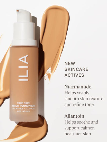 ILIA - True Skin Serum Foundation  - Non-Comedogenic, Safe For Sensitive Skin