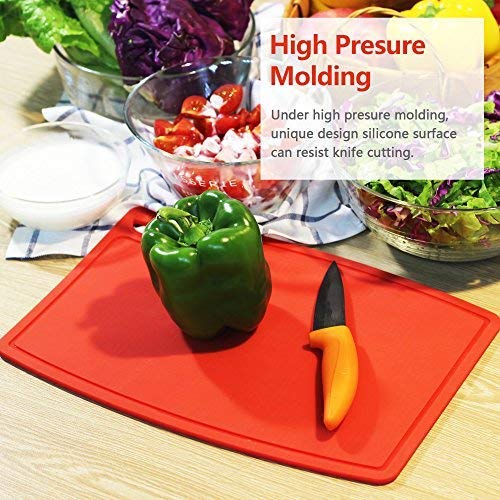 liflicon: 100% Food Grade Thick Silicone Cutting Board (12.6'' x 9.1'') - The Tribalist