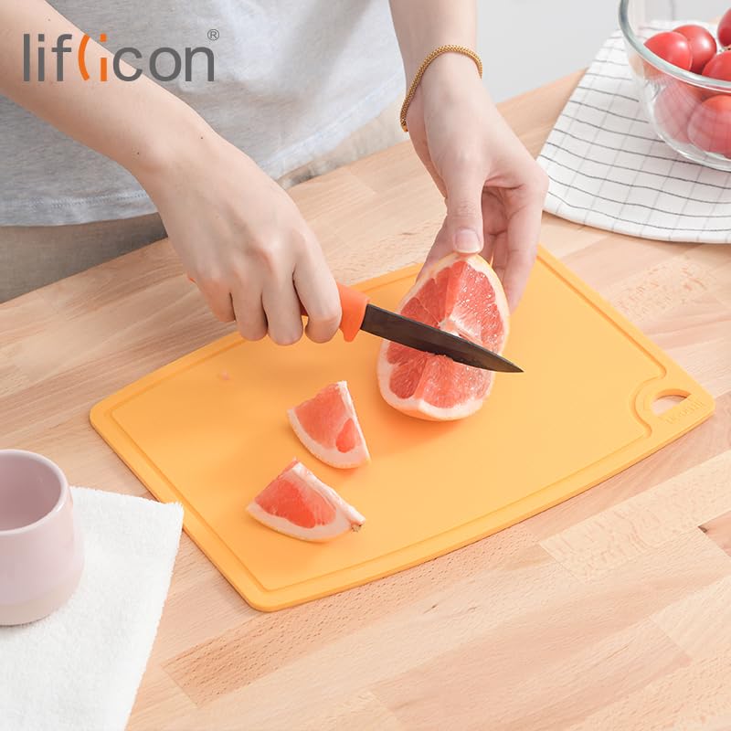 liflicon: 100% Food Grade Thick Silicone Cutting Board (12.6'' x 9.1'') - The Tribalist