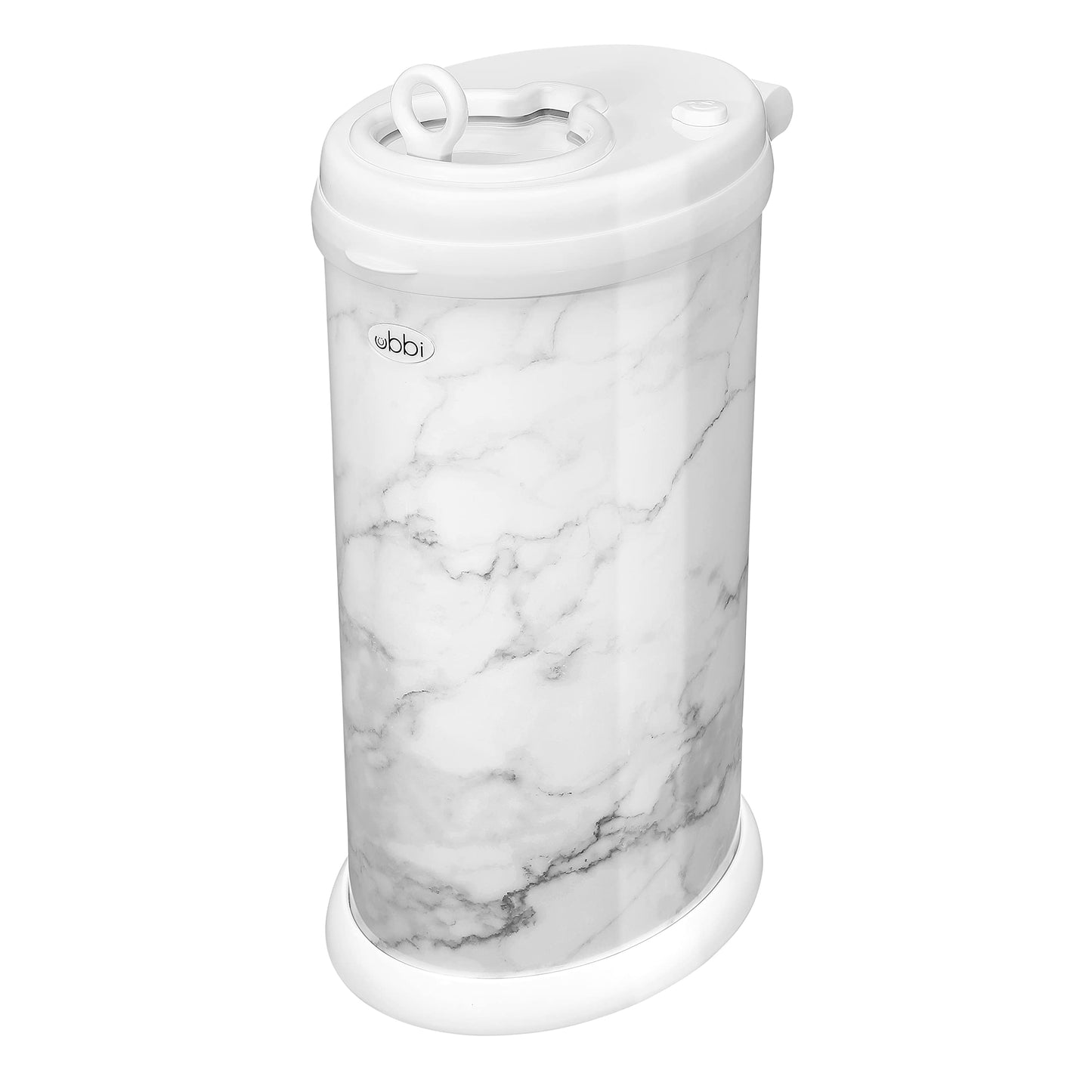 Ubbi Steel Diaper Pail, Odor Locking, No Special Bag Required, Award-Winning, Registry Must-Have, White - The Tribalist