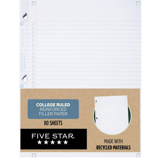 The Tribalist - Five Star: Recycled 2 Pocket Plastic Folders - Holds 11” x 8-1/2” Paper (Pack of 4)