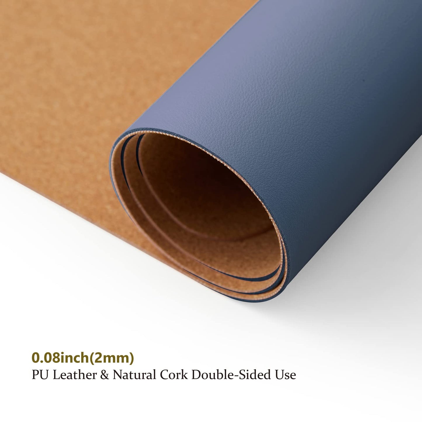 HOMIEAZICOZI: Dual - Sided Cork and Premium PU Leather Desk Mat - The Tribalist