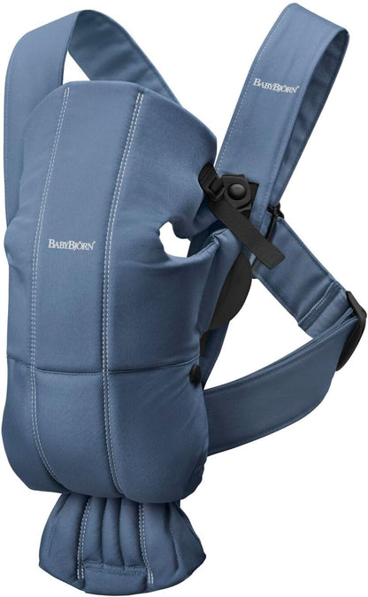 BabyBjörn Baby Carrier Mini, Cotton, Black - The Tribalist