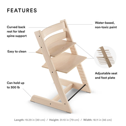 The Tribalist - Tripp Trapp Chair from Stokke - Adjustable, Convertible Chair for Toddlers, Children & Adults