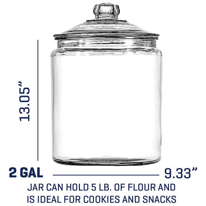 Anchor Hocking: Large Glass Jar With Lid (2 Gallon)