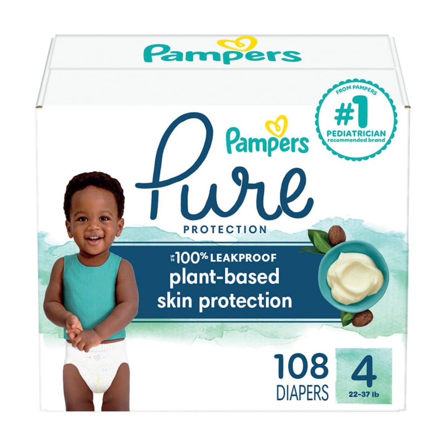 Pampers Pure Protection Diapers - Size 1, 198 Count, Hypoallergenic Premium Disposable Baby Diapers - The Tribalist