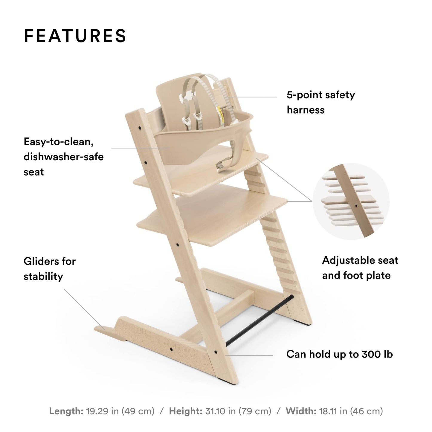 The Tribalist - Tripp Trapp Chair from Stokke - Adjustable, Convertible Chair for Toddlers, Children & Adults