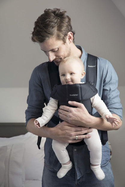 BabyBjörn Baby Carrier Mini, Cotton, Black - The Tribalist