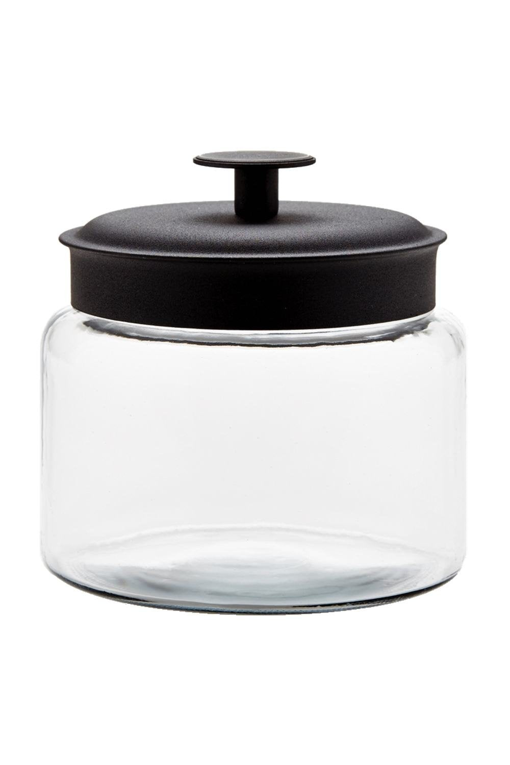 Anchor Hocking: Montana Jar with Black Lid (48 Oz)