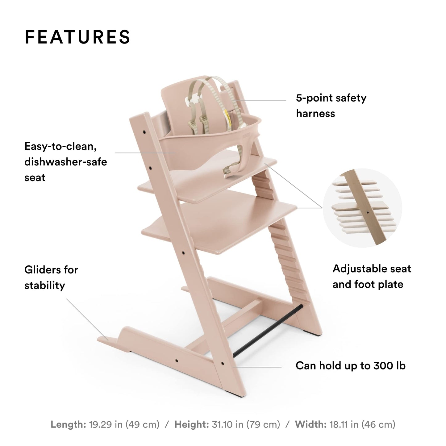 The Tribalist - Tripp Trapp Chair from Stokke - Adjustable, Convertible Chair for Toddlers, Children & Adults