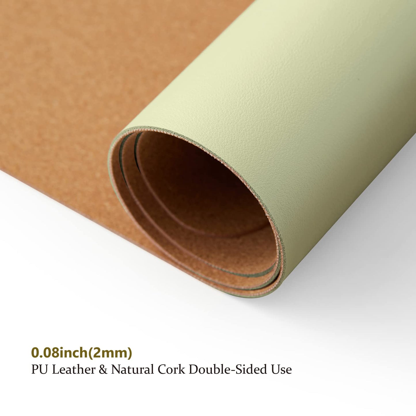 HOMIEAZICOZI: Dual - Sided Cork and Premium PU Leather Desk Mat - The Tribalist