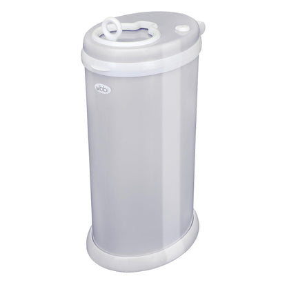 Ubbi Steel Diaper Pail, Odor Locking, No Special Bag Required, Award-Winning, Registry Must-Have, White - The Tribalist