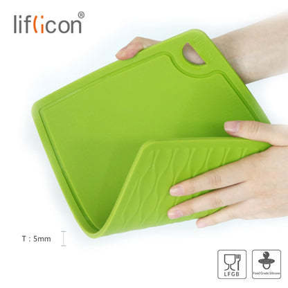 liflicon: 100% Food Grade Thick Silicone Cutting Board (12.6'' x 9.1'') - The Tribalist