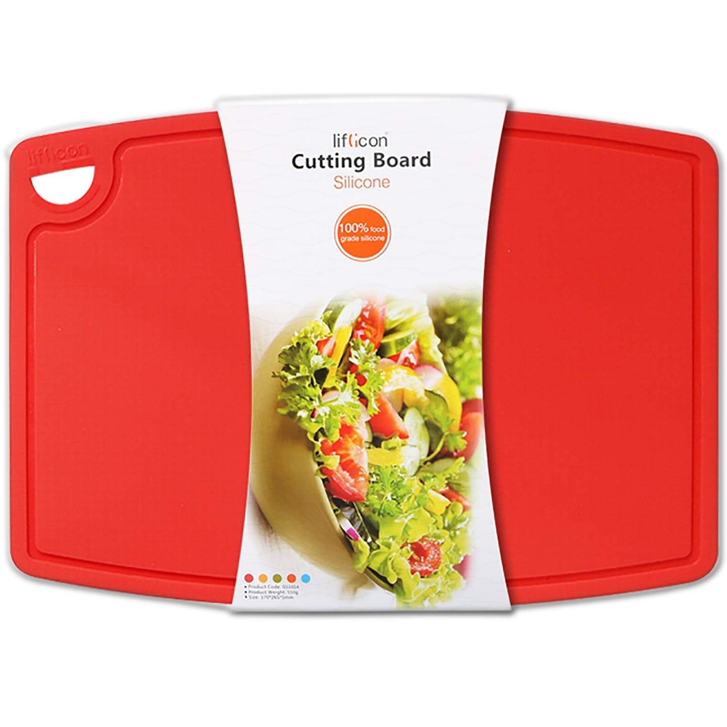 liflicon: 100% Food Grade Thick Silicone Cutting Board (12.6'' x 9.1'') - The Tribalist