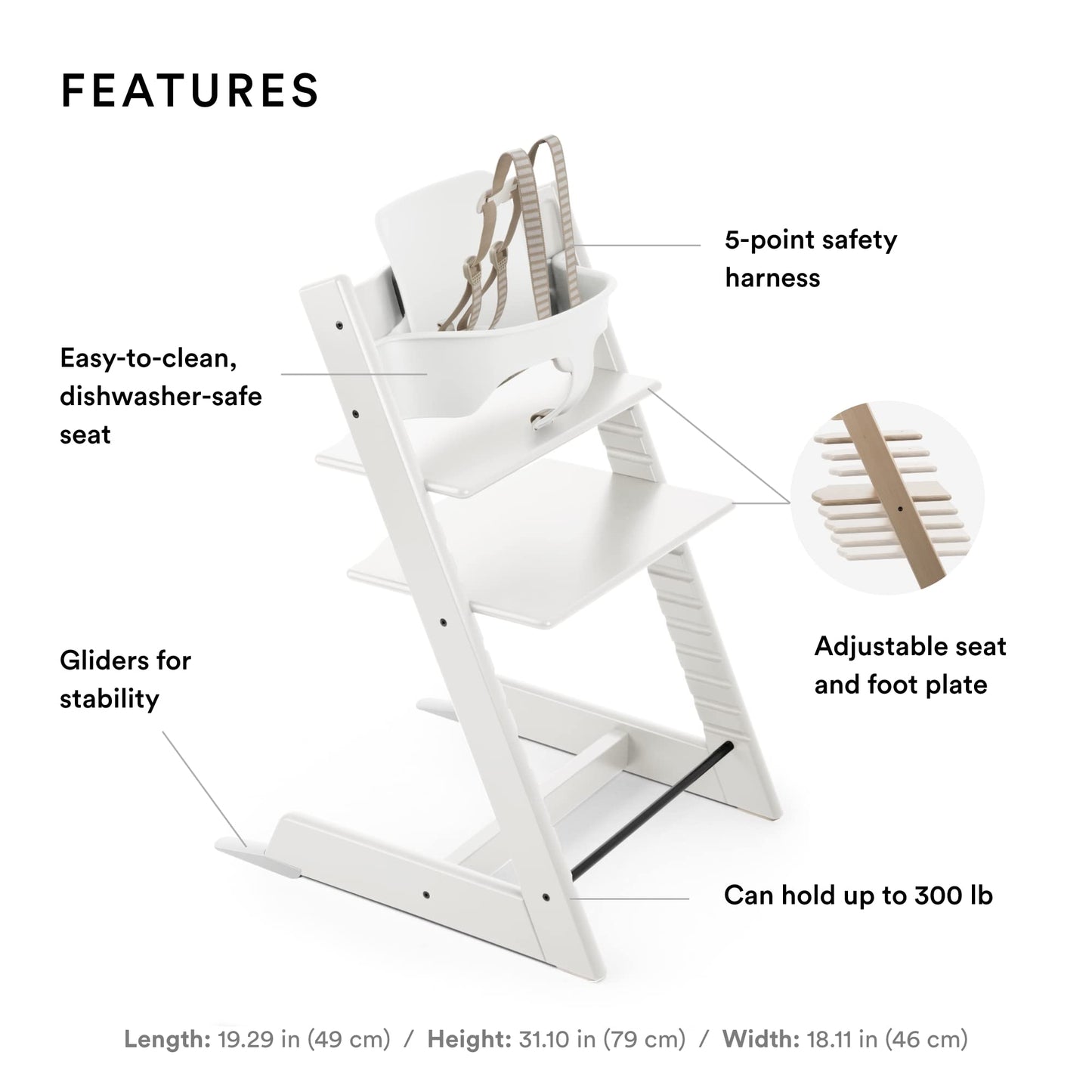 The Tribalist - Tripp Trapp Chair from Stokke - Adjustable, Convertible Chair for Toddlers, Children & Adults