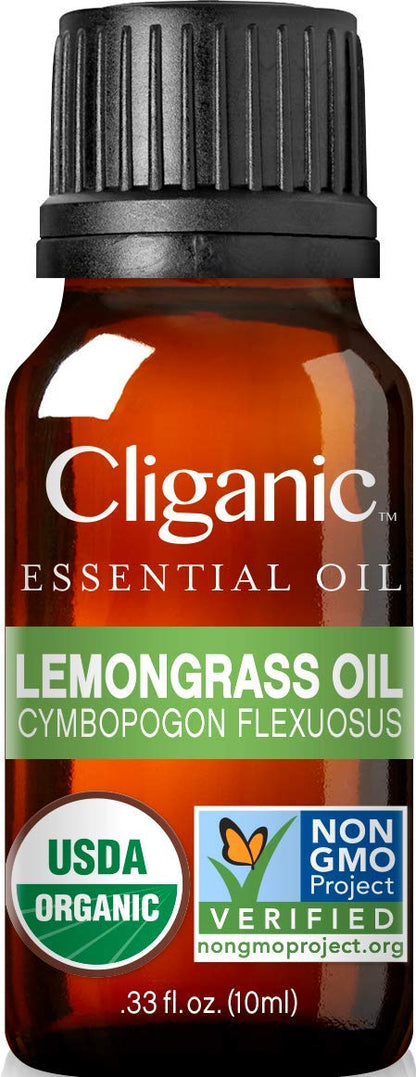 Cliganic: 100% Pure Eucalyptus Essential Oil - USDA Certified Organic, Non-GMO Verified