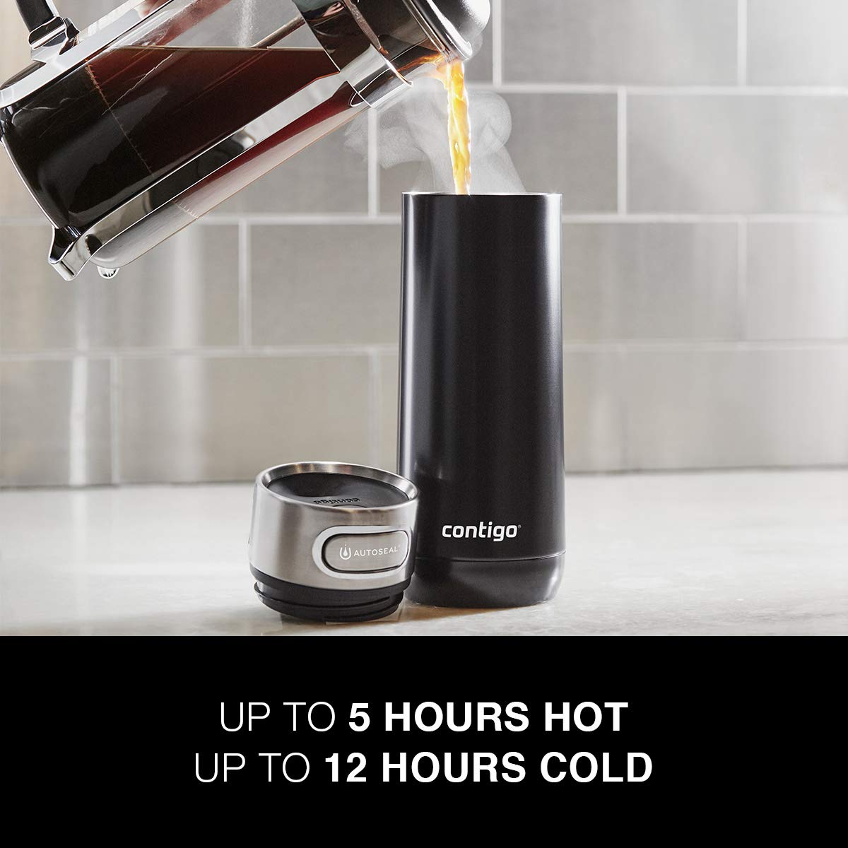 Contigo Luxe Vacuum-Insulated Stainless Steel Thermal Travel Mug - The Tribalist